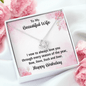 Wife Birthday Gift from Hunter Husband CZ Love Knot Pendant Necklace - Mallard Moon Gift Shop