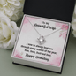 Wife Birthday Gift from Hunter Husband CZ Love Knot Pendant Necklace - Mallard Moon Gift Shop