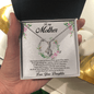 Gift for Mother Alluring Beauty CZ Pendant Necklace Message Card from Daughter - Mallard Moon Gift Shop