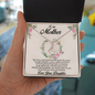Gift for Mother Alluring Beauty CZ Pendant Necklace Message Card from Daughter - Mallard Moon Gift Shop