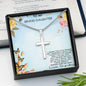 Granddaughter Cross Pendant Necklace - Mallard Moon Gift Shop