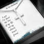 Gift for Husband - Love of My Life - Cross Pendant Necklace - Mallard Moon Gift Shop