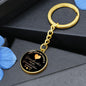 The Love Between a Grandmother and her Grandchildren is Forever Engraved Circle Keychain - Mallard Moon Gift Shop