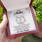 Gift for Mother Alluring Beauty CZ Pendant Necklace Message Card from Daughter - Mallard Moon Gift Shop