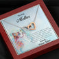 Gift for Mother from Son Gold and Silver Hearts Pendant Necklace in Message Card Gift Box - Mallard Moon Gift Shop