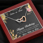 Sister-in-Law Birthday Heart Necklace - Mallard Moon Gift Shop