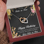 Sister-in-Law Birthday Heart Necklace - Mallard Moon Gift Shop