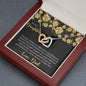 Gift for Daughter Heart Pendant Necklace Love Dad - Mallard Moon Gift Shop