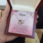 Gift for Mom Heart Pendant Necklace - Mallard Moon Gift Shop