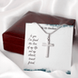 Gift for Husband - Love of My Life - Cross Pendant Necklace - Mallard Moon Gift Shop