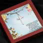Granddaughter Cross Pendant Necklace - Mallard Moon Gift Shop