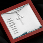 Gift for Husband - Love of My Life - Cross Pendant Necklace - Mallard Moon Gift Shop