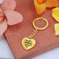 Best Mom Ever Engraved Heart Shaped Keychain - Mallard Moon Gift Shop