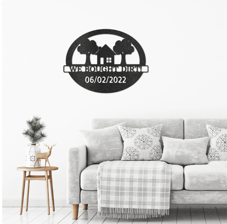 New Homeowner Metal Art Wall Sign - Mallard Moon Gift Shop