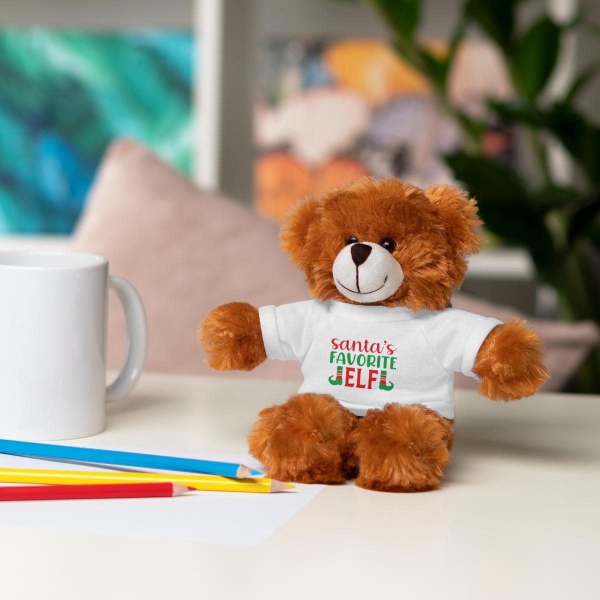 Santa's Little Elf Stuffed Animals with Tee - Mallard Moon Gift Shop