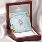 Gift for Mother From Daughter Forever Love Heart Pendant Necklace - Mallard Moon Gift Shop