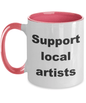Artist Coffee two tone mug - Mallard Moon Gift Shop