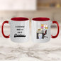 Funny Office Coffee Mug - A Cluttered Desk is a Sign of Genius - Mallard Moon Gift Shop