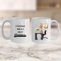 Funny Office Coffee Mug - A Cluttered Desk is a Sign of Genius - Mallard Moon Gift Shop