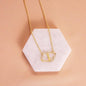 Gift for Mother-in-Law from Son-in-Law Gold Heart and Real Diamond Pendant Necklace - Mallard Moon Gift Shop