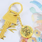 Love You Mom Engraved Circle Keychain - Mallard Moon Gift Shop