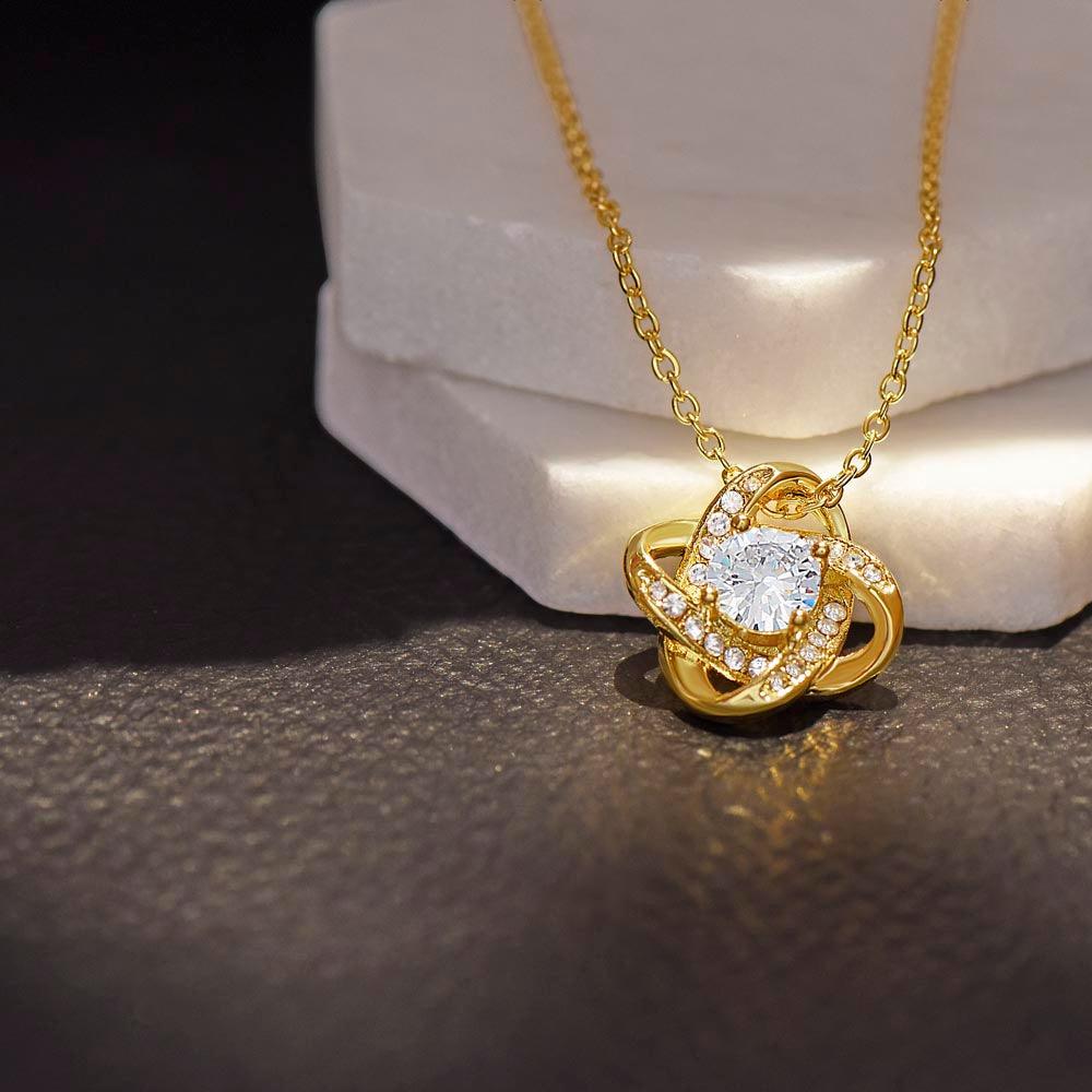 Gift for Mom from Son Love Knot Pendant Necklace - Mallard Moon Gift Shop