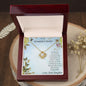 To Mother from Daughter Love Knot Pendant Necklace - Mallard Moon Gift Shop