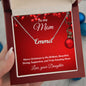 Mother Christmas Gift from Daughter Script Name Necklace - Mallard Moon Gift Shop