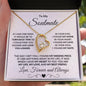 To My Soulmate Forever Love Heart Necklace Message Card and Gift Box - Mallard Moon Gift Shop