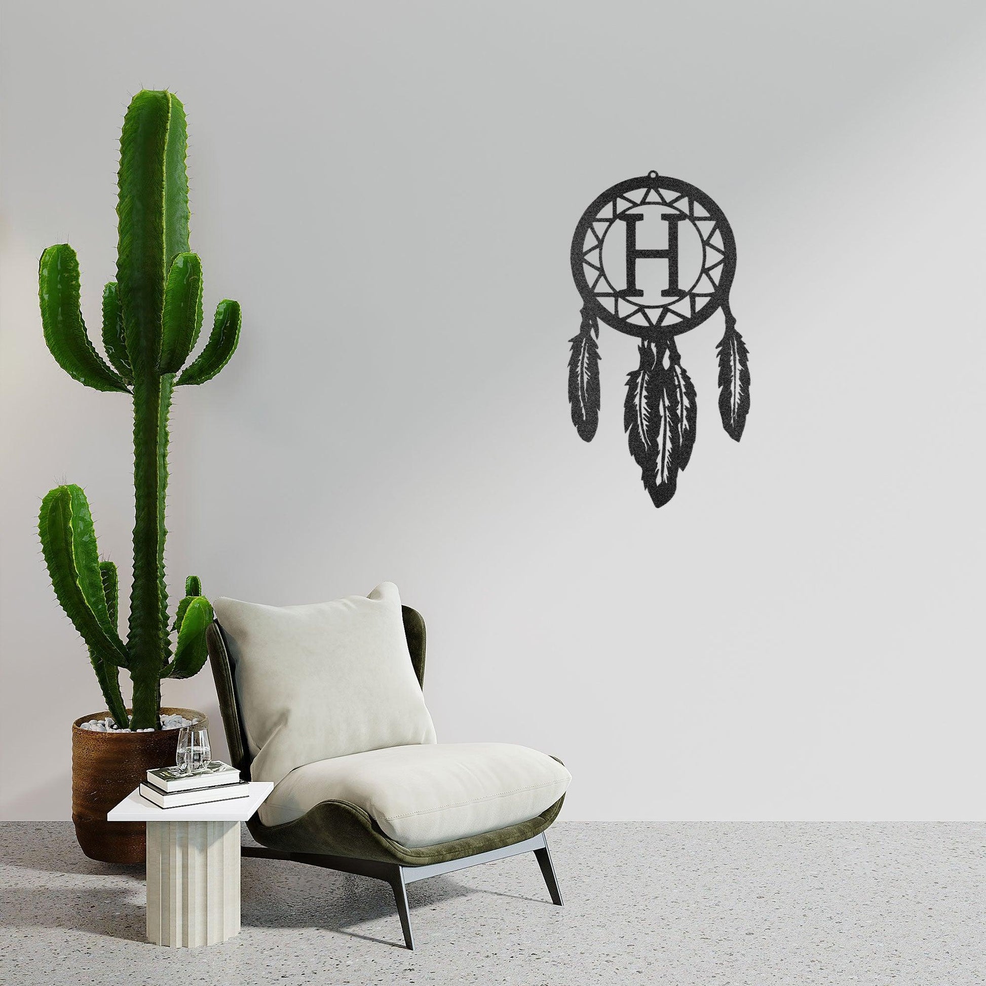 Dream Catcher Personalized Metal Art Wall Sign - Mallard Moon Gift Shop