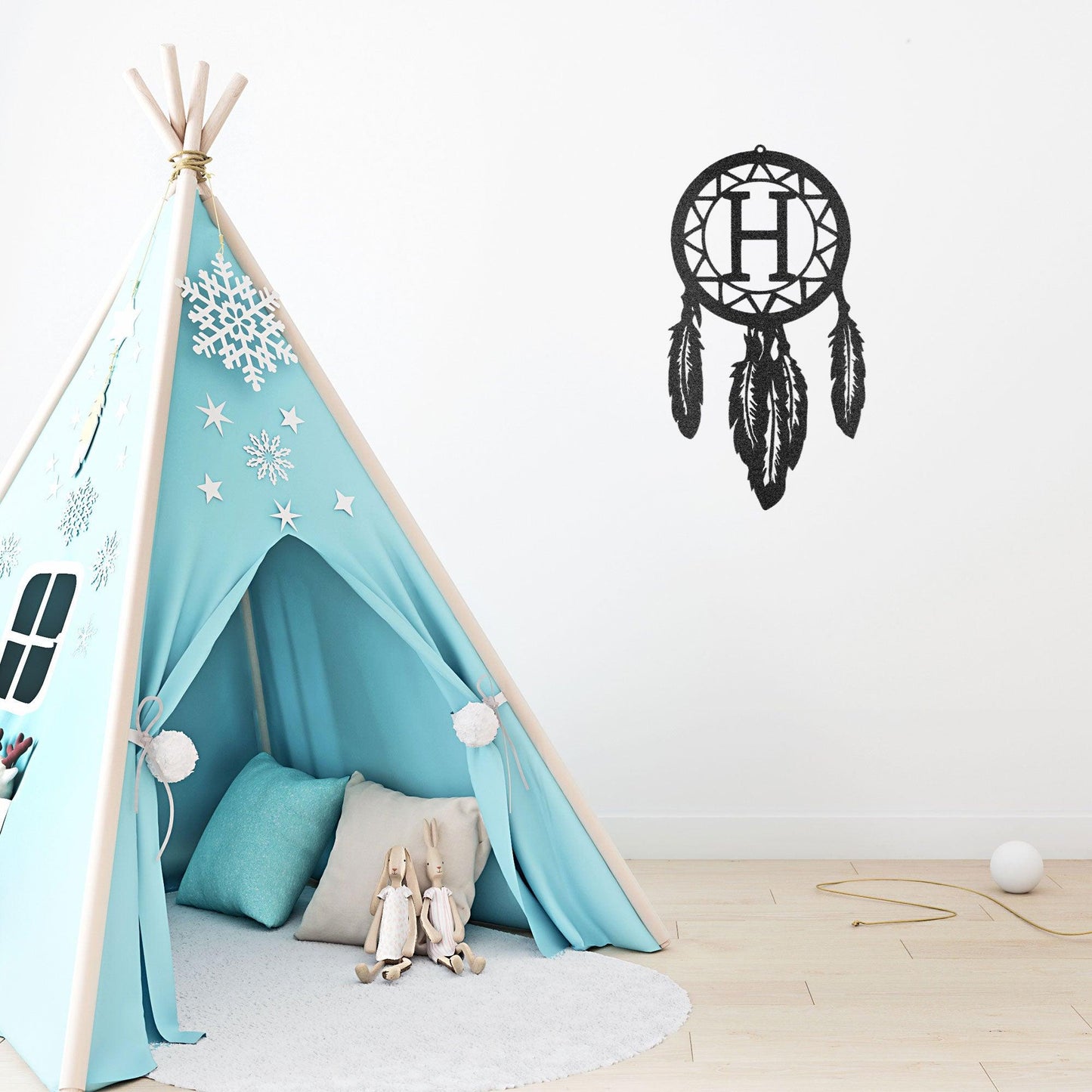 Dream Catcher Personalized Metal Art Wall Sign - Mallard Moon Gift Shop