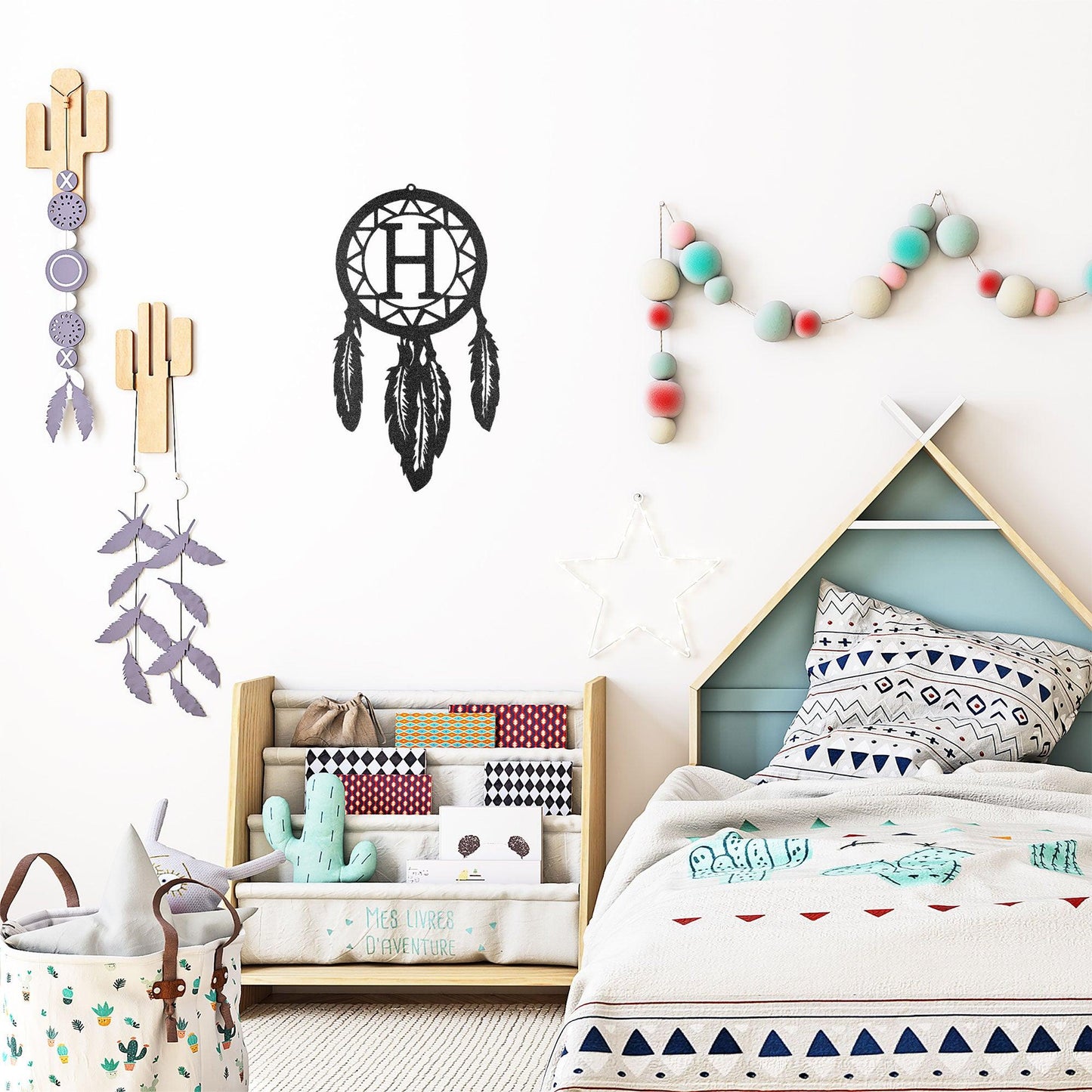 Dream Catcher Personalized Metal Art Wall Sign - Mallard Moon Gift Shop