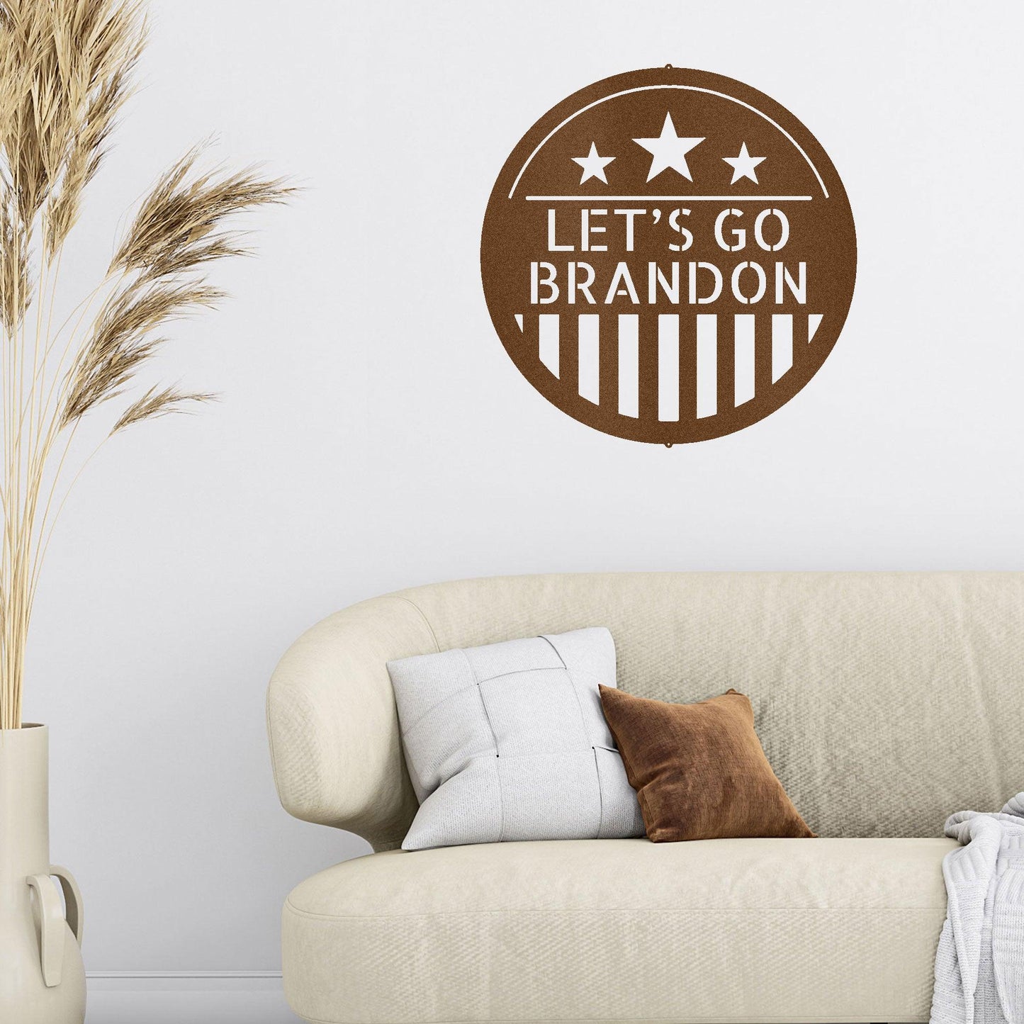 American Plaque Personalized Name Metal Art Wall Sign Patriotic Decor - Mallard Moon Gift Shop