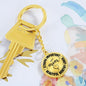 MOM Engraved Circle Keychain - Mallard Moon Gift Shop