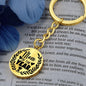 Mom of the Year Engraved Circle Keychain - Mallard Moon Gift Shop