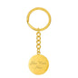 Mom of the Year Engraved Circle Keychain - Mallard Moon Gift Shop