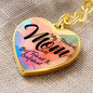 My Mom My Best Friend Engraved Heart Shaped Keychain - Mallard Moon Gift Shop