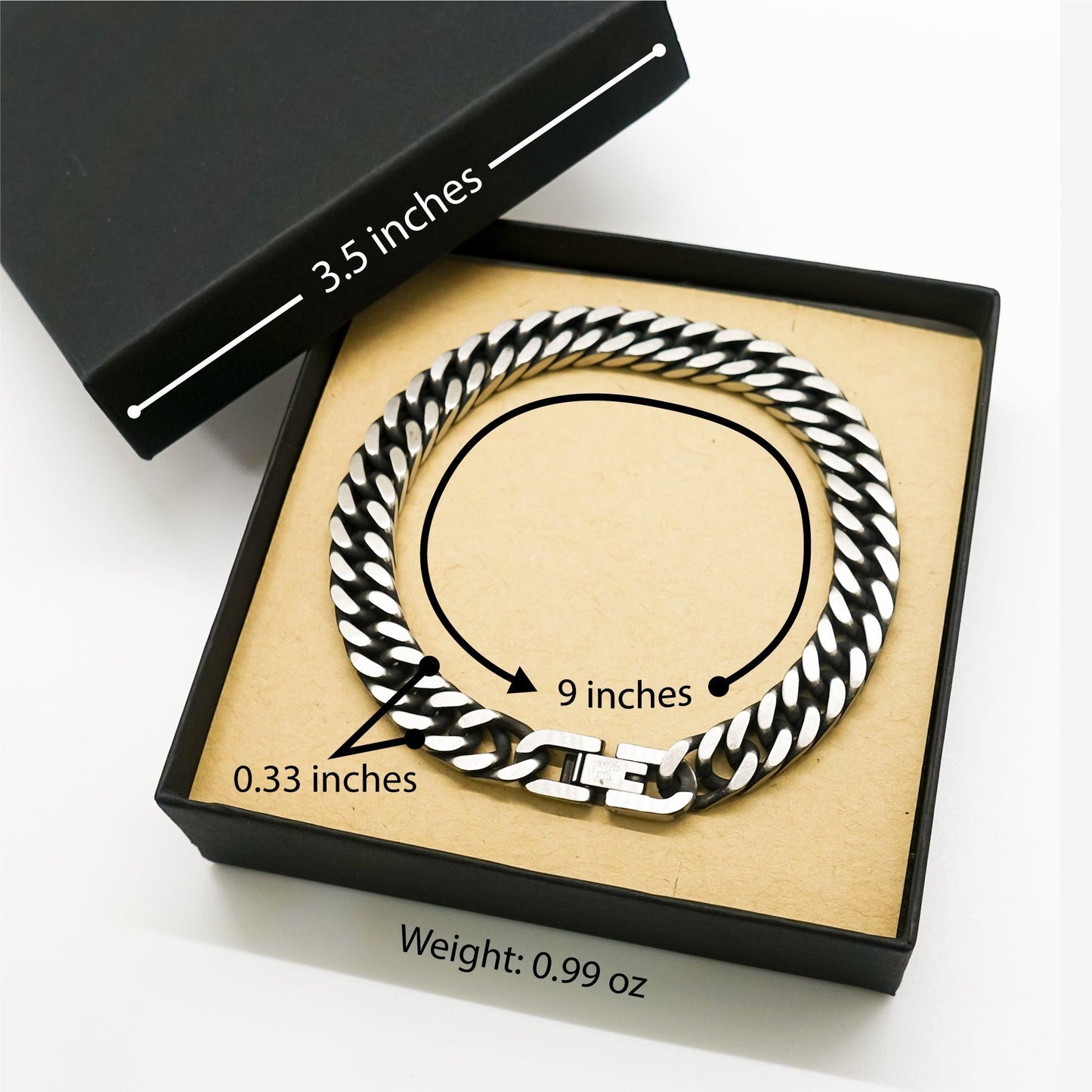 Oncologist Cuban Chain Link Bracelet - Thanks for being who you are - Birthday Christmas Jewelry Gifts Coworkers Colleague Boss - Mallard Moon Gift Shop