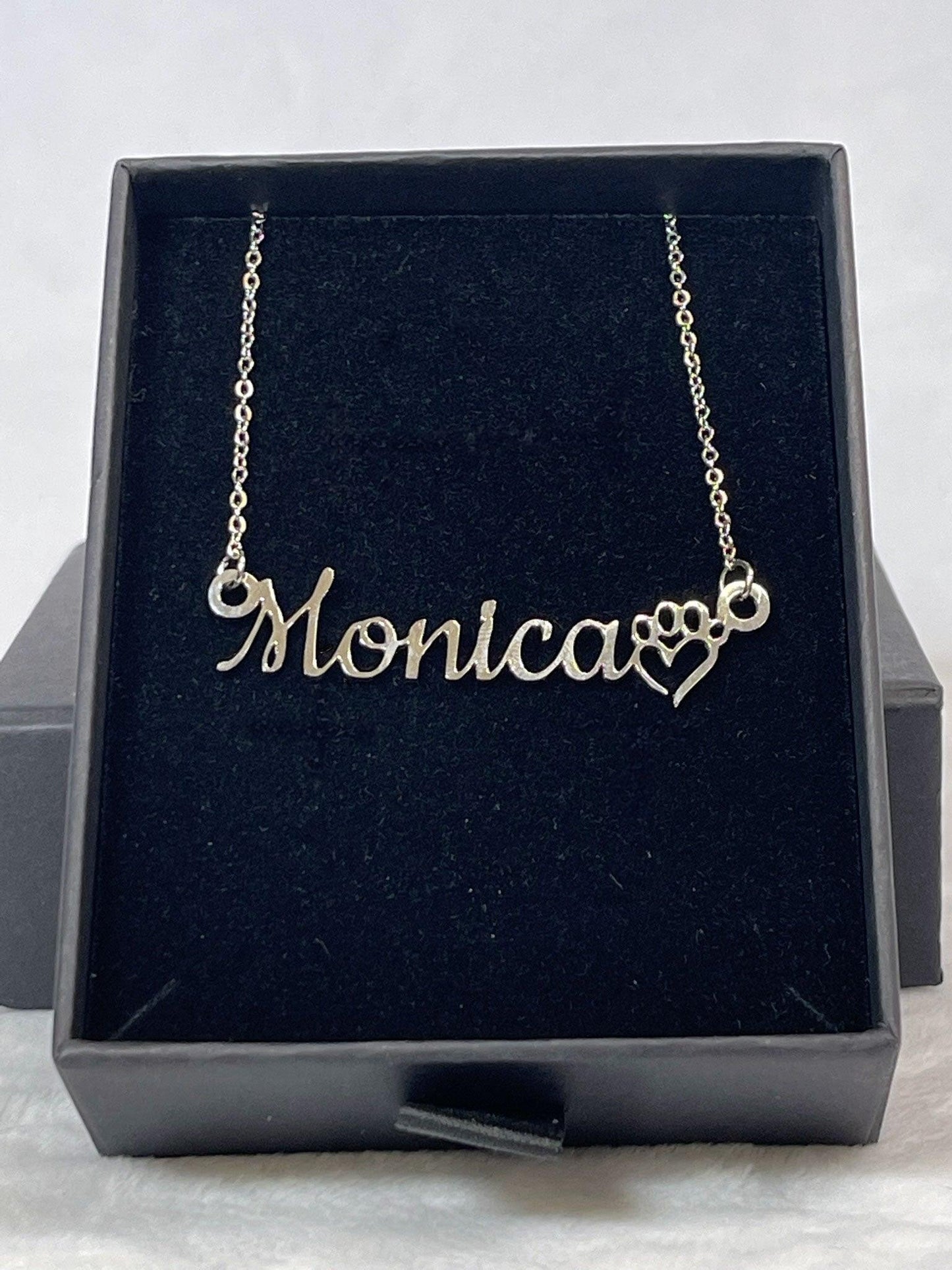 Gift for Dog Mom Personalized Necklace - Mallard Moon Gift Shop