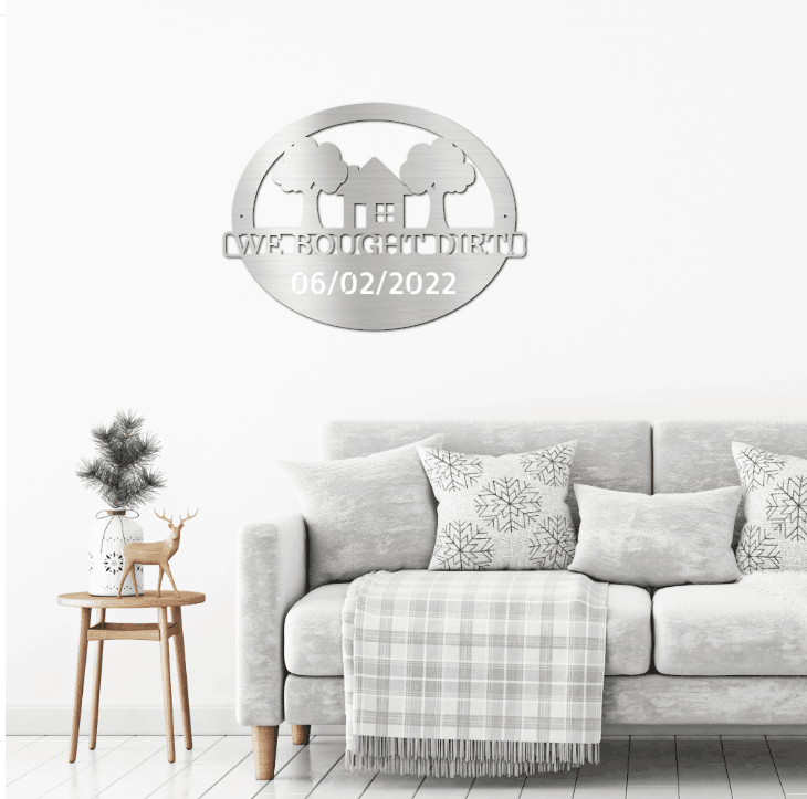 New Homeowner Metal Art Wall Sign - Mallard Moon Gift Shop
