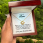 To My Mom Aim for the Stars Love Knot Necklace - Mallard Moon Gift Shop