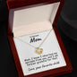 To My Mom Sarcastic Message Love Knot Necklace - Mallard Moon Gift Shop