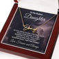 To My Badass Daughter - I Am The Storm - Personalized Script Name Necklace - Mallard Moon Gift Shop