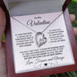 To My Valentine Forever Love Heart Necklace - Mallard Moon Gift Shop