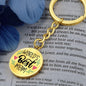 World's Best Mom Engraved Circle Keychain - Mallard Moon Gift Shop