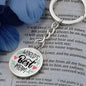 World's Best Mom Engraved Circle Keychain - Mallard Moon Gift Shop
