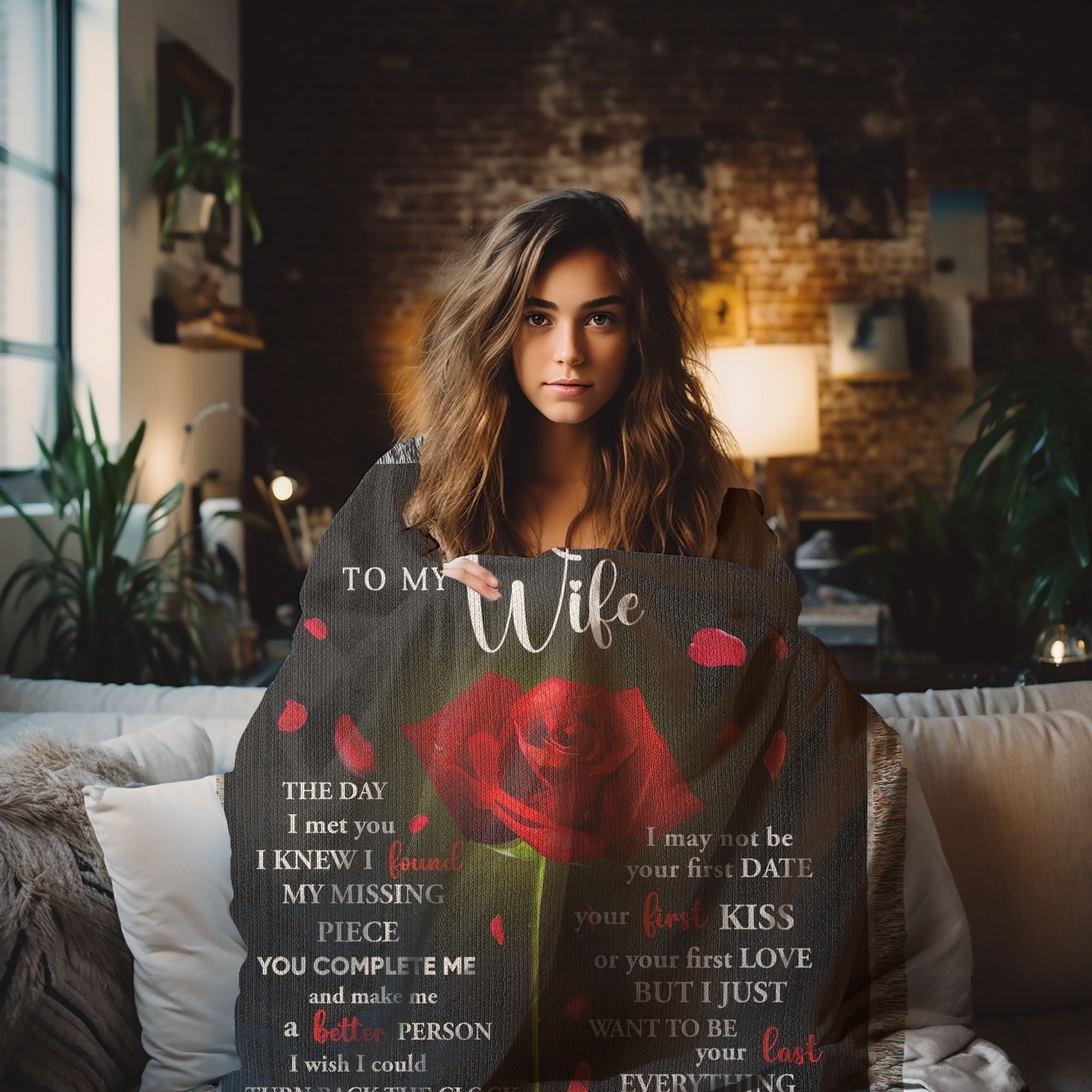 Romantic Blankets, Throws and Pillows