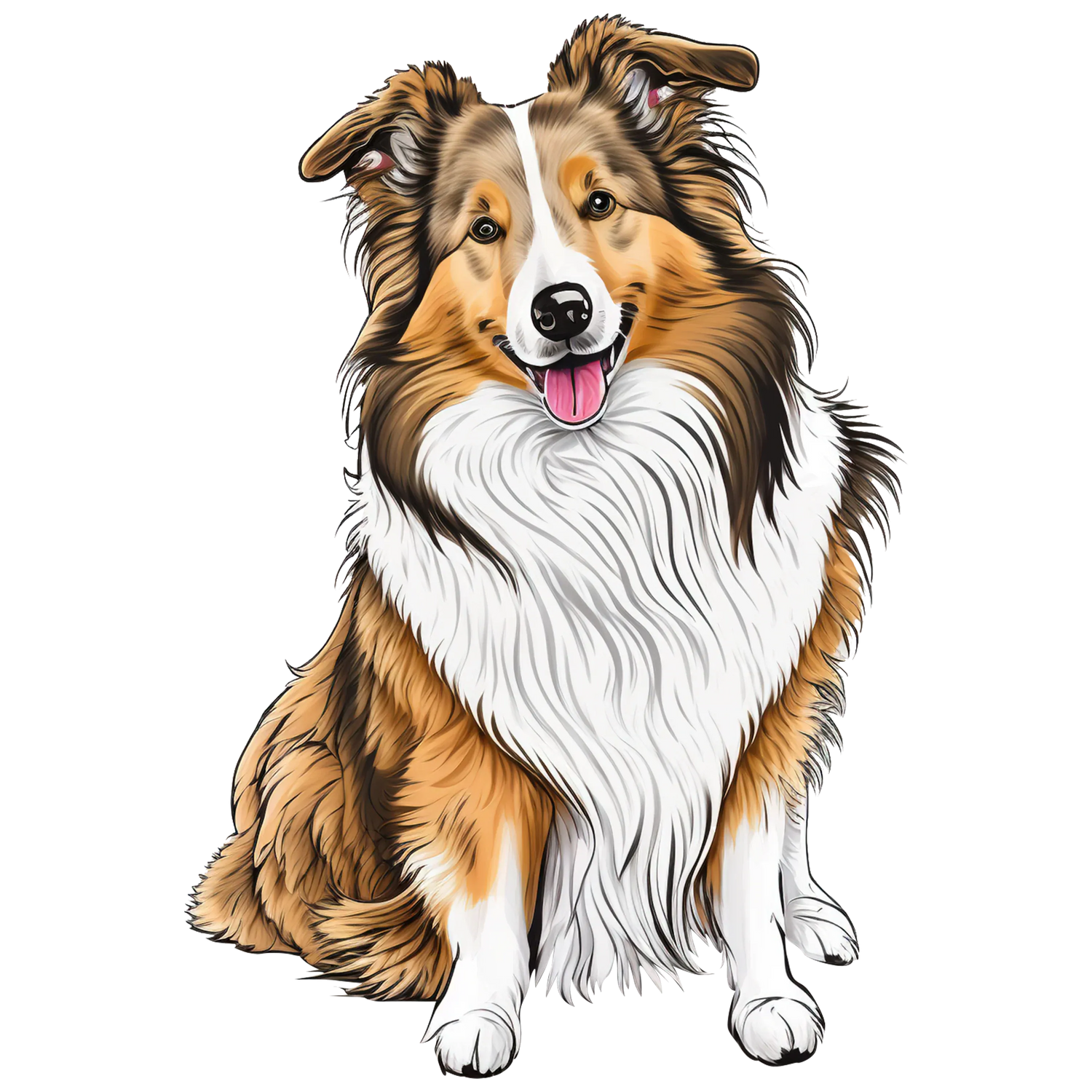 Black Coffee Mugs for Collie Dog Lovers