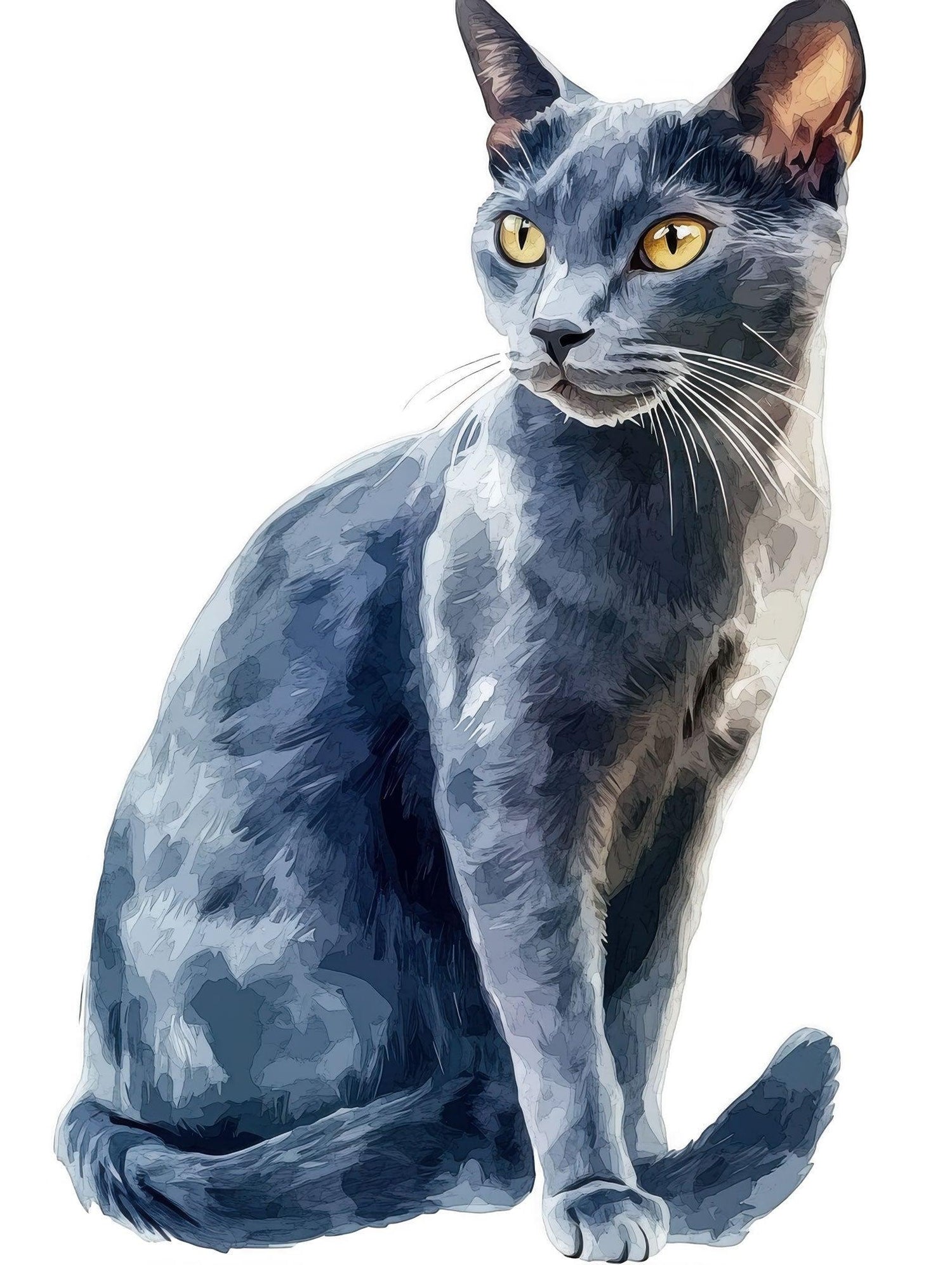 Black Coffee Mugs for Korat Cat Lovers