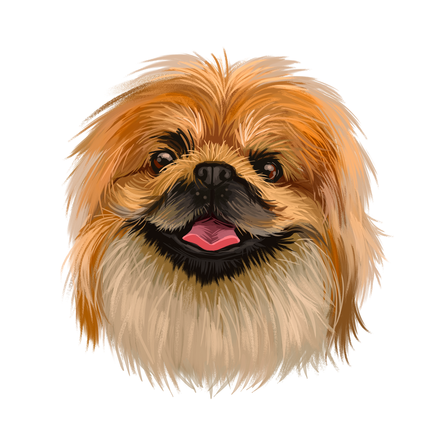 Black Coffee Mugs for Pekingese Dog Lovers
